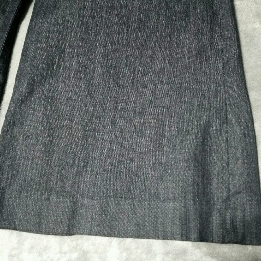 Ann Taylor LOFT Denim Work Trousers NWOT - Picture 2 of 8